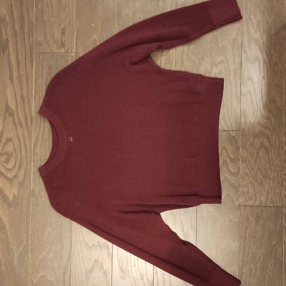 Cropped Maroon Sweater